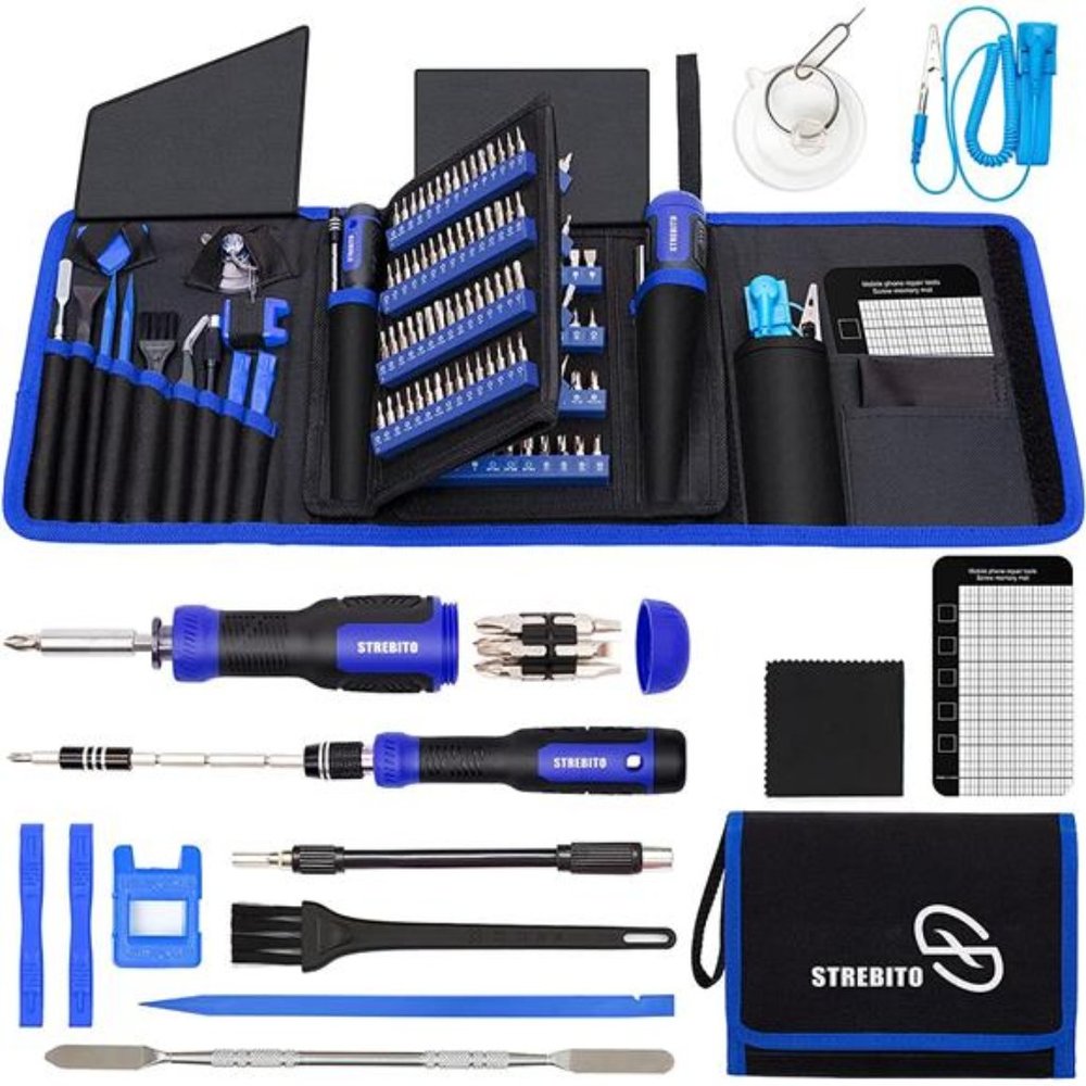 Precision Screwdriver Set 191Piece Multi-Bit Screwdriver 1/4Inch Nut Driver Home